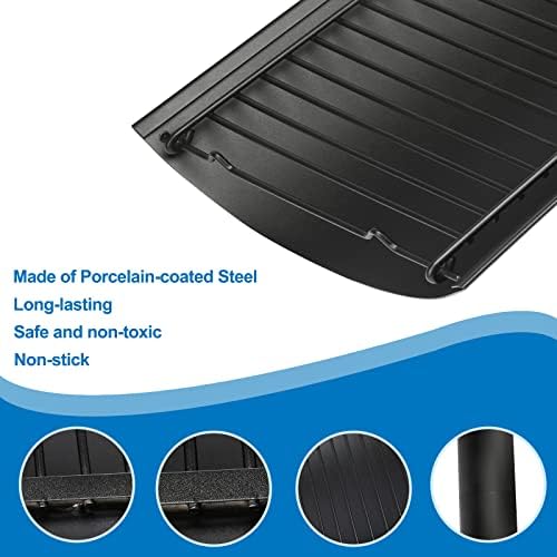 Uniflasy 23.6"-35.4" Adjustable Ash Pan Replacement for Chargriller