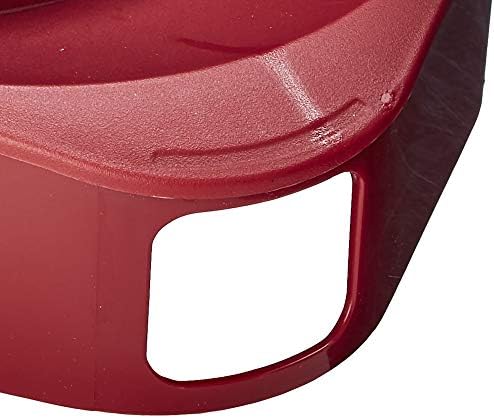 GoodCook 1 Gallon Pitcher with Embossed Measurements, Integrated Pour Spout & 4 Way Lid, Made Without BPA, Clear/Red