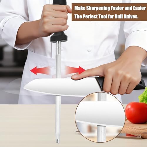 Professional 12-Inch Knife Sharpening Rod