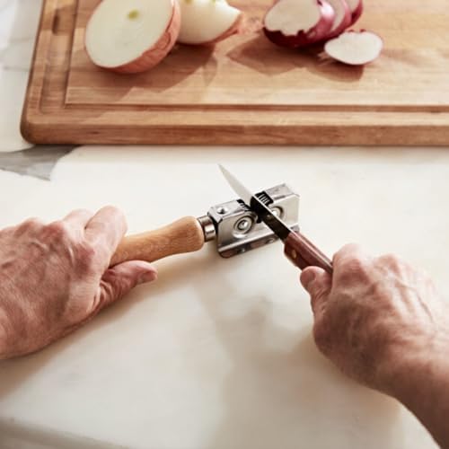 Kings County Tools Handheld Knife Sharpener, Manual Sharpening Tool