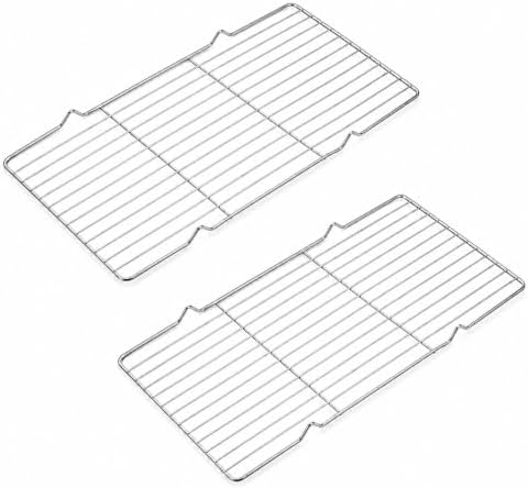 Cooling Rack 304 Stainless Steel Baking Rack 15.35x10.63 in 2 Pack