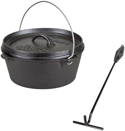 Stansport Pre-Seasoned Cast Iron Dutch Oven