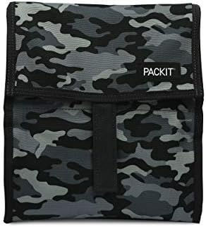 PackIt Freezable Lunch Bag, Charcoal Camo