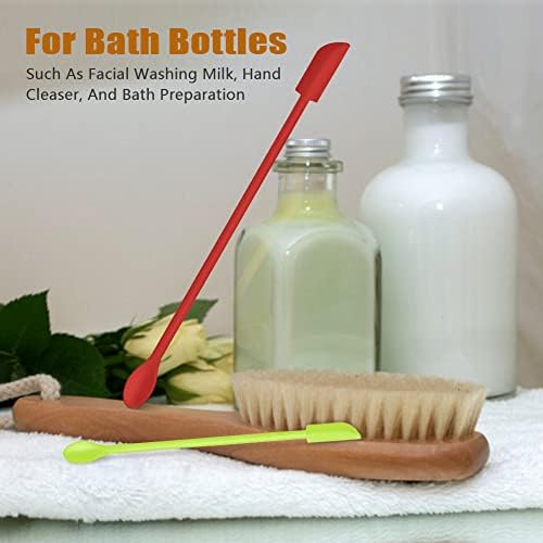 Silicone Spatula Set 6Pcs, Mini Jar Scraper for Makeup & Food