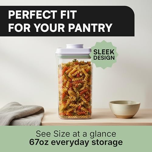 Bop Top Airtight Food Storage Containers | Pop-Top Lid | 8 Cups / 67 Oz