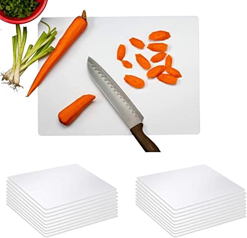 Crown Display Disposable Cutting Boards 100 Count Premium Quality Disposable Sheets For Kitchen And Commercial Use ~ Patent Pending ~ Recyclable Disposable Cutting Board Sheets (Medium (10"x13.5"))