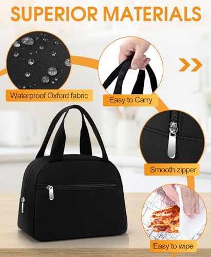 Lunch Bag, Small Insulated Lunch Box for Women Men