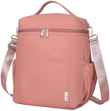 NOL Insulated Lunch Bags for Women Cooler Bag Lightweight Nylon Waterproof Lunch Box for Work