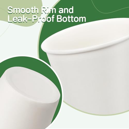 300 Pack 3 oz Bathroom Paper Cups, Disposable Mouthwash Cups