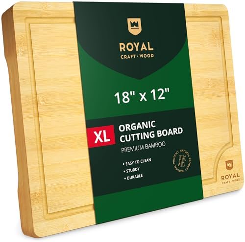 ROYAL CRAFT WOOD Bamboo Cutting Board