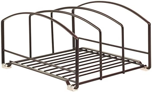 Deco Brothers Cookware Organizer Rack for Kitchen Cabinet, 3 Slot Holder