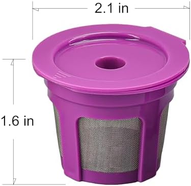 4 Pack Reusable K Cups Filters,Universal Kcup Coffee Pods for Keurig1.0 and 2.0 Coffee Makers
