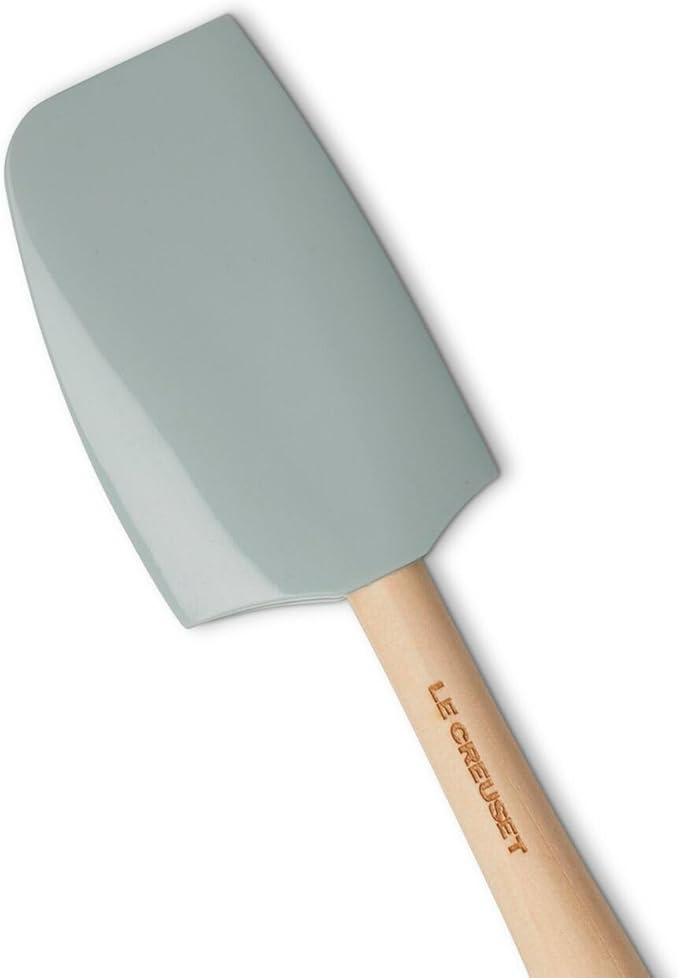 Le Creuset Silicone Craft Series Medium Spatula, 11 1/8" x 2 1/4", Sea Salt