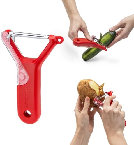 Dreamfarm Sharple Y Self-Sharpening Vegetable Peeler - Red