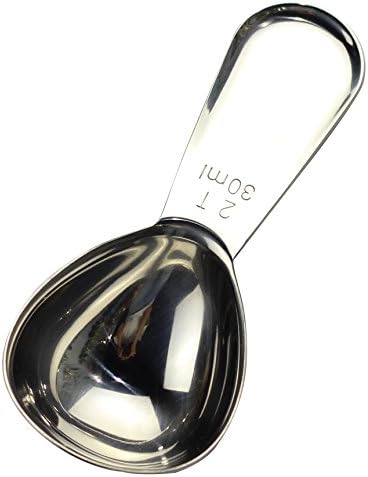 CoaGu 1pc 30ml Coffee Scoop: Premium 18/8 Stainless Steel 2Tbsp Tablespoon for Accurate Coffee Brewing and Baking