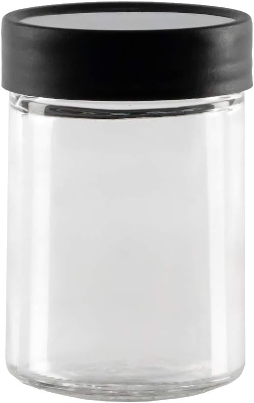 AllSpice 3” Glass Spice Jars 3 fluid ounces- 18 pack