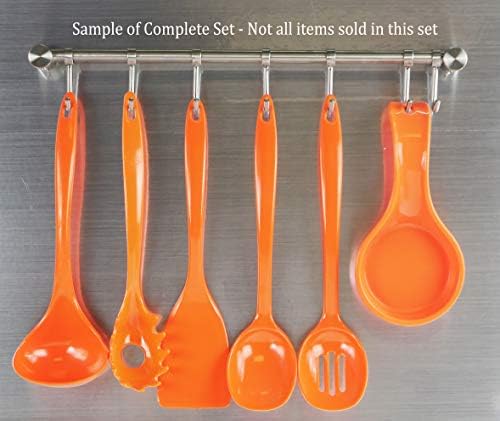 Reston Lloyd Spatula, Turner for Non-stick pans, Heat Resistant, BPA Free Melamine Utensil with Ergonomic Handle,11 inch, Orange