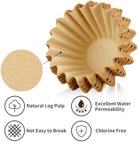 250 Pcs Disposable Coffee Paper Filters for Ninja Pod & Grounds