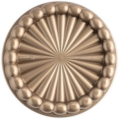 Nordic Ware Charlotte Cake Pan, 6-Cup/1.4 Liters, Toffee