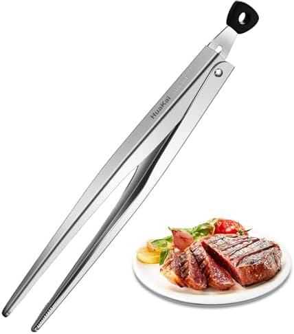 12-inch Locking Stainless Steel Kitchen Tongs