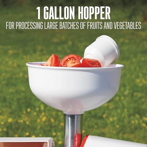 Weston Deluxe Electric Tomato Strainer, Food Mill & Sauce Maker