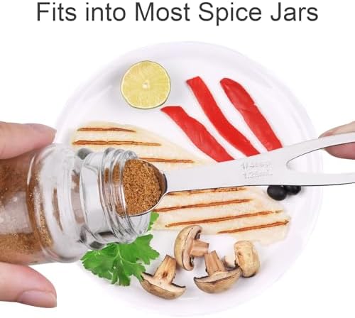 5pcs Measuring Spoon Set, Heavy Duty Stainless Steel