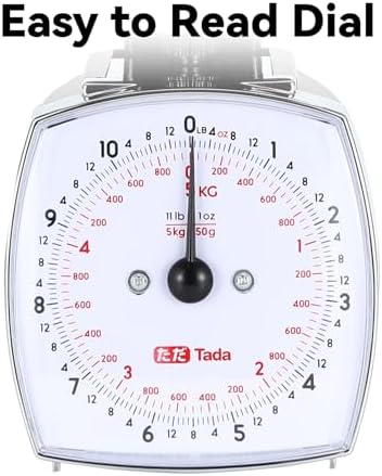 Tada 11lb Analog Food Scale Mechanical Dial Kitchen Scale