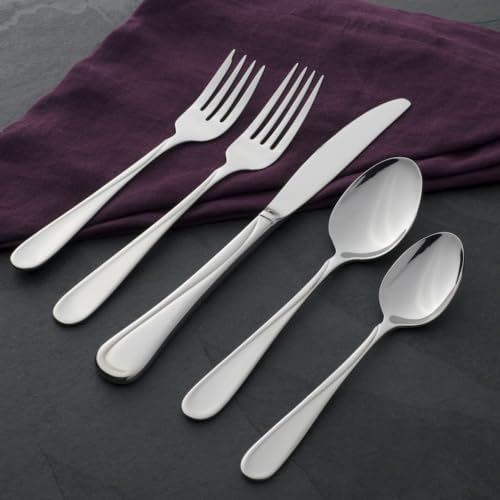 Oneida Flatware Flight Dinner Spoons 18/0 Silverware Set for 4, (4-Piece)