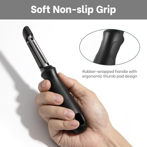 Beneno Stainless Steel Serrated Swivel Tomato Peeler
