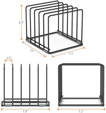 Cutting Board Organizer, Kitchen Cabinet Organizer