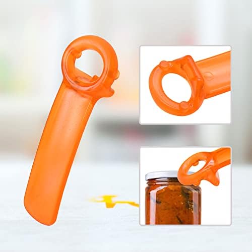 1PCS Plastic Jar Key Jar Opener for Elderly and Seniors, Orange