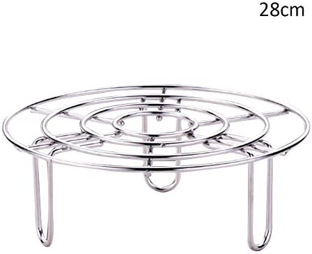 Steam Rack, Heavy Duty Steaming Rack Stand, Stainless Steel Round Steamer Cooling Rack Trivet, Pot Steamer Insert Food Stand, Steaming Cookware Accessories(Size:27.5cm/10.83in)