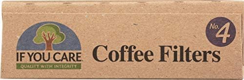 If You Care # 4 Cone Shaped Unbleached All Natural Compostable Coffee Filters, 100 Count (Pack of 1), Chlorine Free