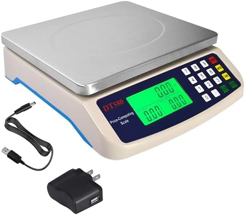 Commercial Weight-Price Scale 40kg/1g Market Balance with Counting Function