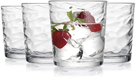 Glaver's Whiskey Glasses 13 oz Set of 4 Old Fashioned Glasses