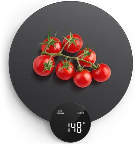 Ultrean 1g/0.1oz Precision Food Scale, HD LED Display Digital Kitchen Scale, Stainless Steel, 11lb Capacity for Cooking Baking (Batteries Included)