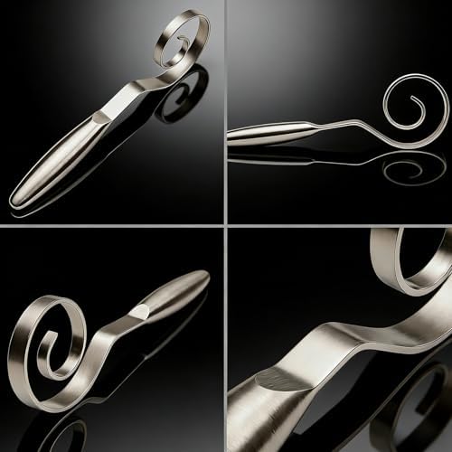 TEEVEA Danish Dough Whisk, Seamless Stainless Steel for Sourdough Bread
