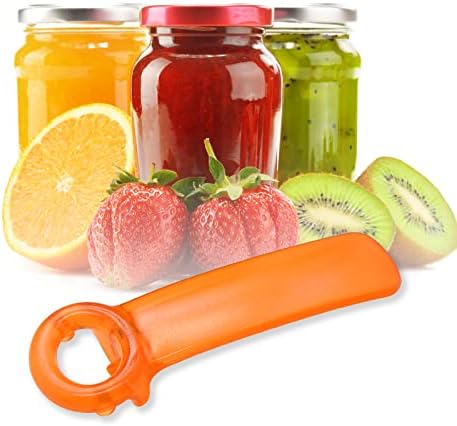 1PCS Plastic Jar Key Jar Opener for Elderly and Seniors, Orange