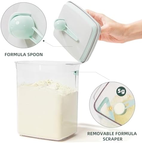 Formula Container for Home, 2300ml Airtight Milk Powder Canister
