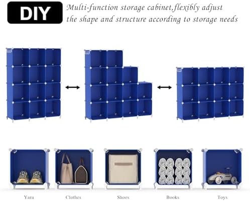 AWTATOS Cube Storage Organizer Closet Organizers 12 Cube Storage Shelves