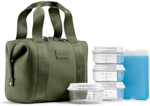 Fit & Fresh Remi Neoprene Lunch Bag for Women w/Ice Pack & Containers