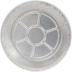 Waytiffer 9" Pie Pans (10pack) - Disposable Aluminum Foil Pie Tins,Heavy-duty, Baking Tin Plates, Standard Size