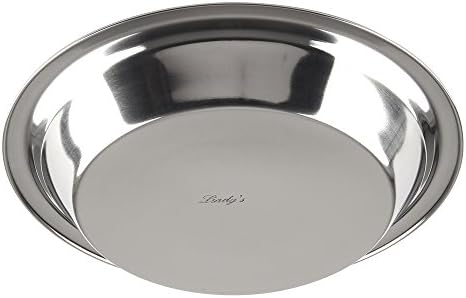 Lindy's - 5M871 Lindy's Stainless Steel 9 inch pie pan, Silver