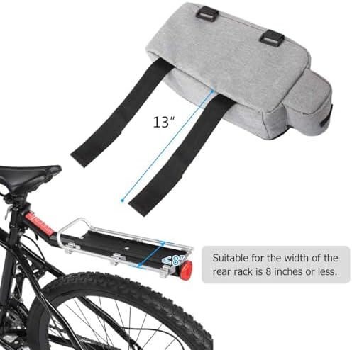 RAYMACE Bike Rear Rack Bag, Bike Trunk Cooler Bag