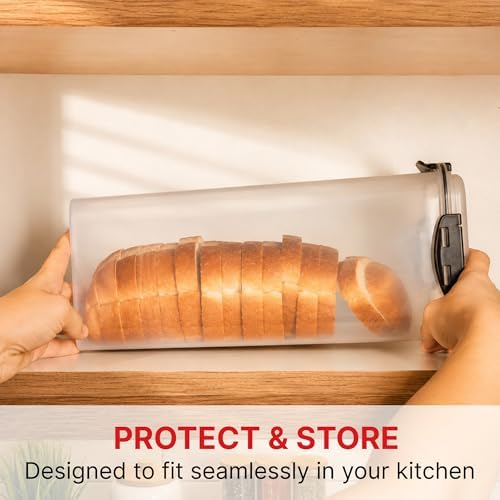 Tafura Bread Container, 5.8 L, Airtight BPA-Free Bread Storage Box