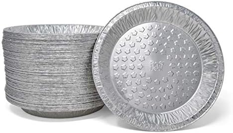 Fig & Leaf (360 Pack) Premium 9-Inch Pie Pans l Disposable Aluminum Foil l Heavy-Duty l Tin Plates for Tart Quiche Pies