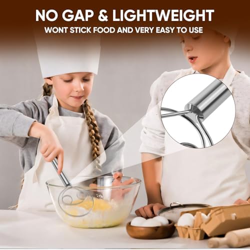 Maxjoy Danish Dough Whisk Stainless Steel for Sourdough Bread