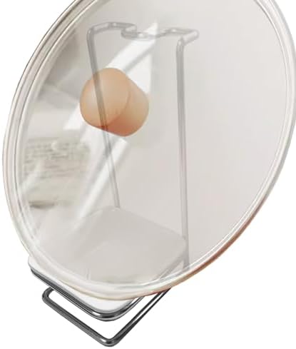Steel Upright Ladle Holder Square White Ceramic Bowl Spoon Rest