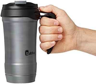 Bubba HERO Vacuum-Insulated Stainless Steel Travel Mug with Handle, 18 oz, Gunmetal (Pack of 4)