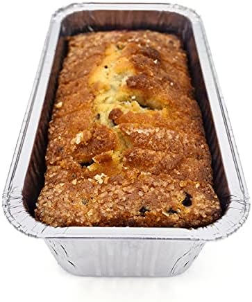 (600 Pack) Premium 2-LB Bread Loaf Baking Pans - 8.5" x 4.5" x 2.5" l Heavy Duty l Disposable Aluminum Foil Tins for Cakes Meatloaf Lasagna